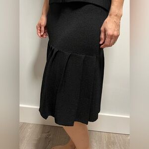 ‘St. John’ Style Jersey A-Line Skirt